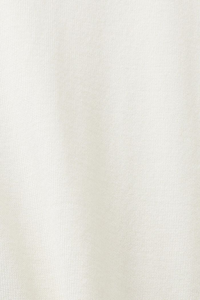 Poolokauluksellinen neulepusero, LENZING™ ECOVERO™, OFF WHITE, detail image number 5