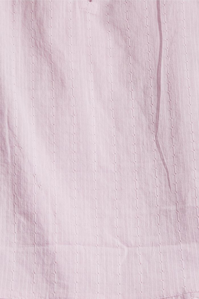 Lyhythihainen pusero, jossa neulekuvio, PINK, detail image number 4