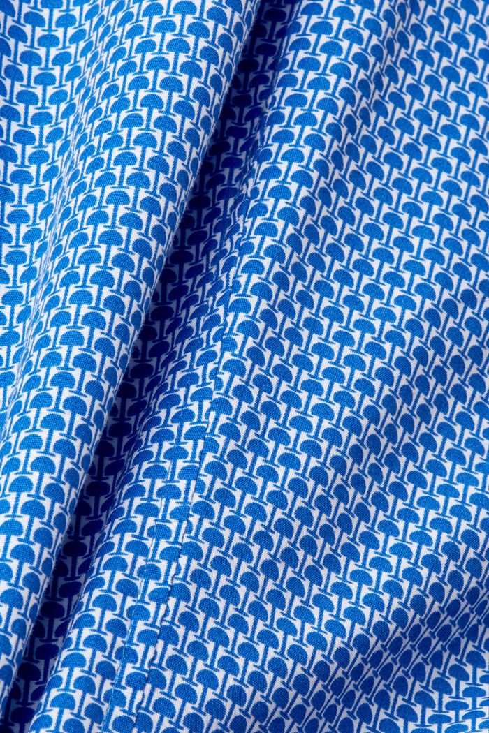 Kokonaan kuvioitu slim fit -paita, BLUE, detail image number 5