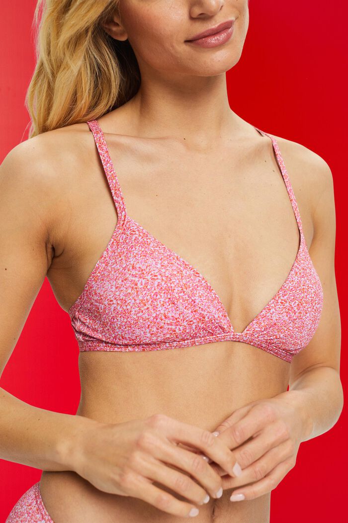 Kuviolliset topatut bikinit, PINK, detail image number 1