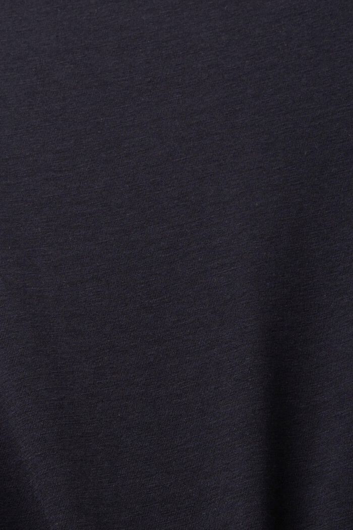 Pitkähihainen paita, jossa pyöreä kaulus, BLACK, detail image number 5