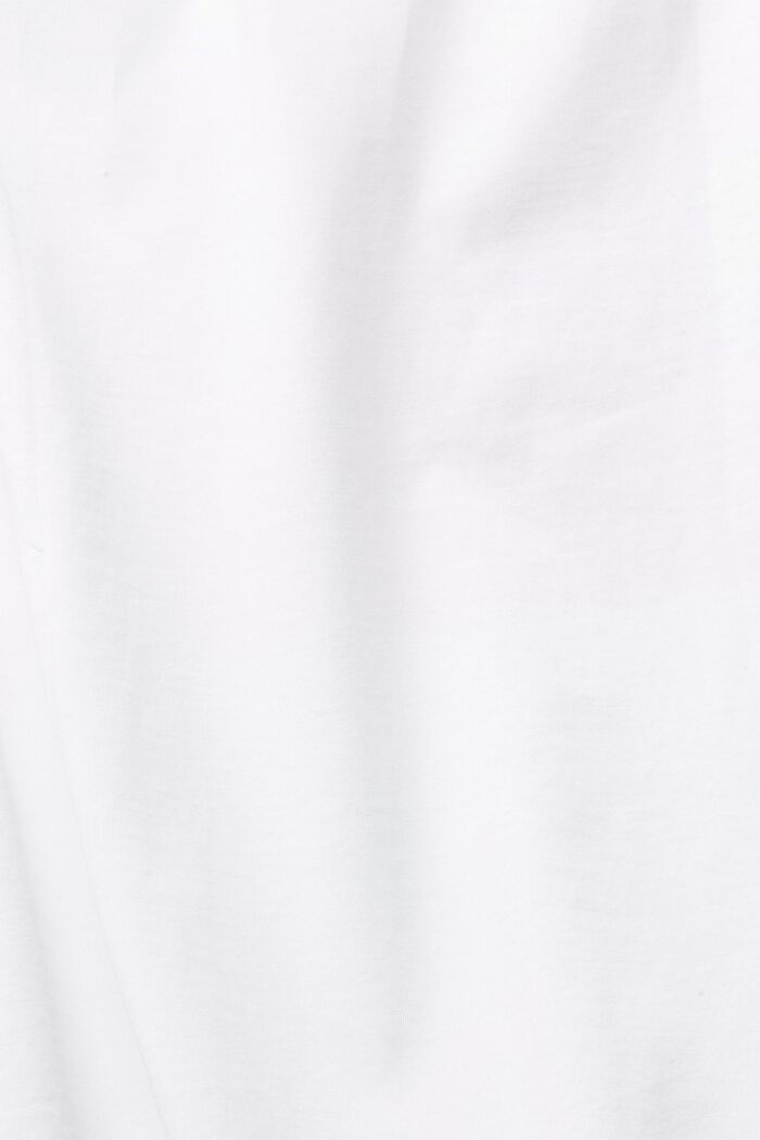 Cropped t-paita printtikuviolla, WHITE, detail image number 4