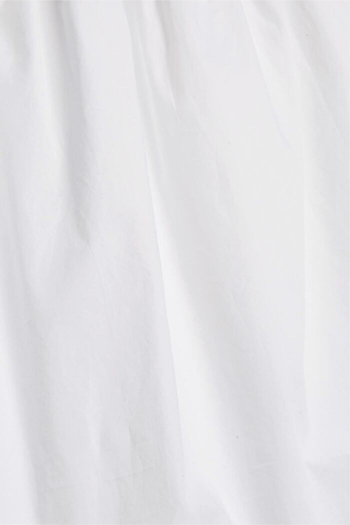 Röyhelösomisteinen pusero puuvillaa, WHITE, detail image number 4