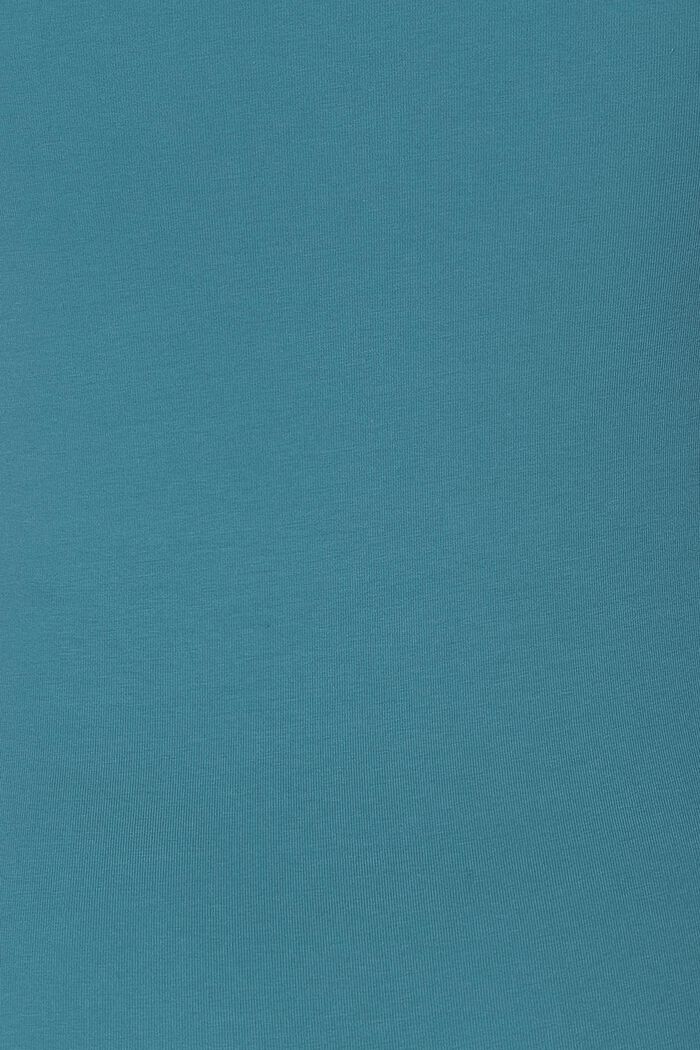 Ribbijerseypaita, jossa 3/4-hihat, TEAL BLUE, detail image number 3