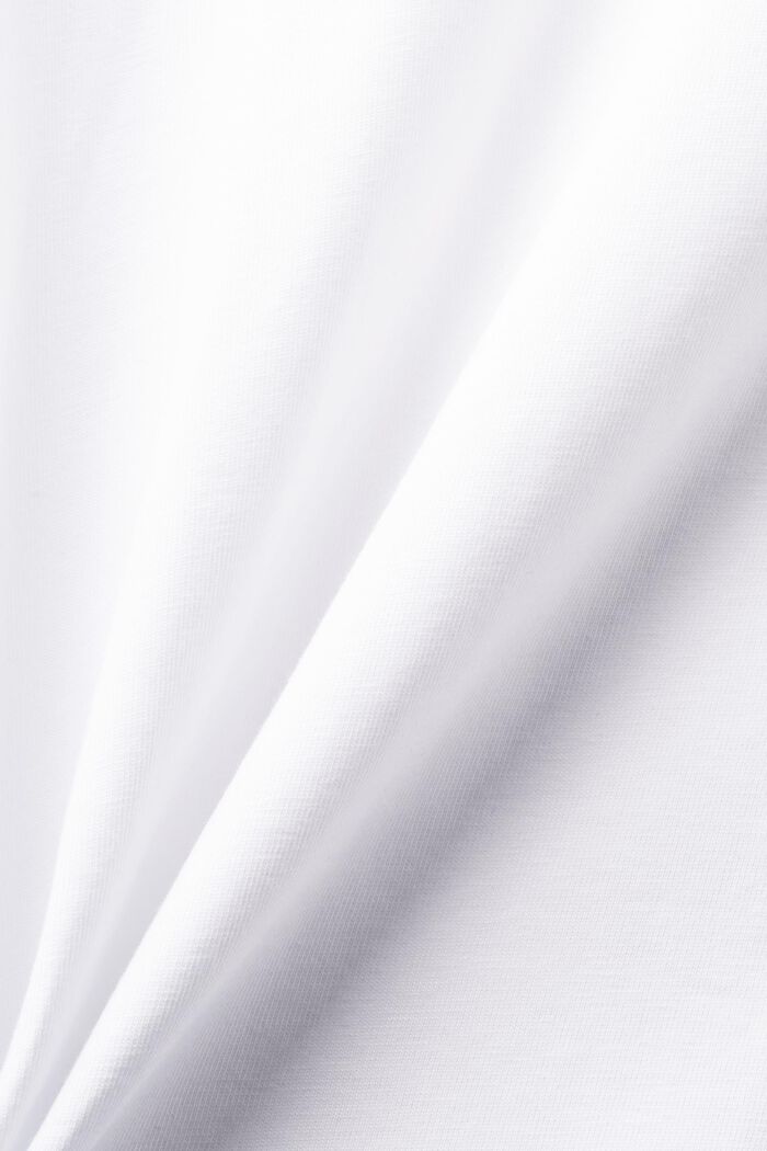 Logollinen T-paita puuvillaa, WHITE, detail image number 6