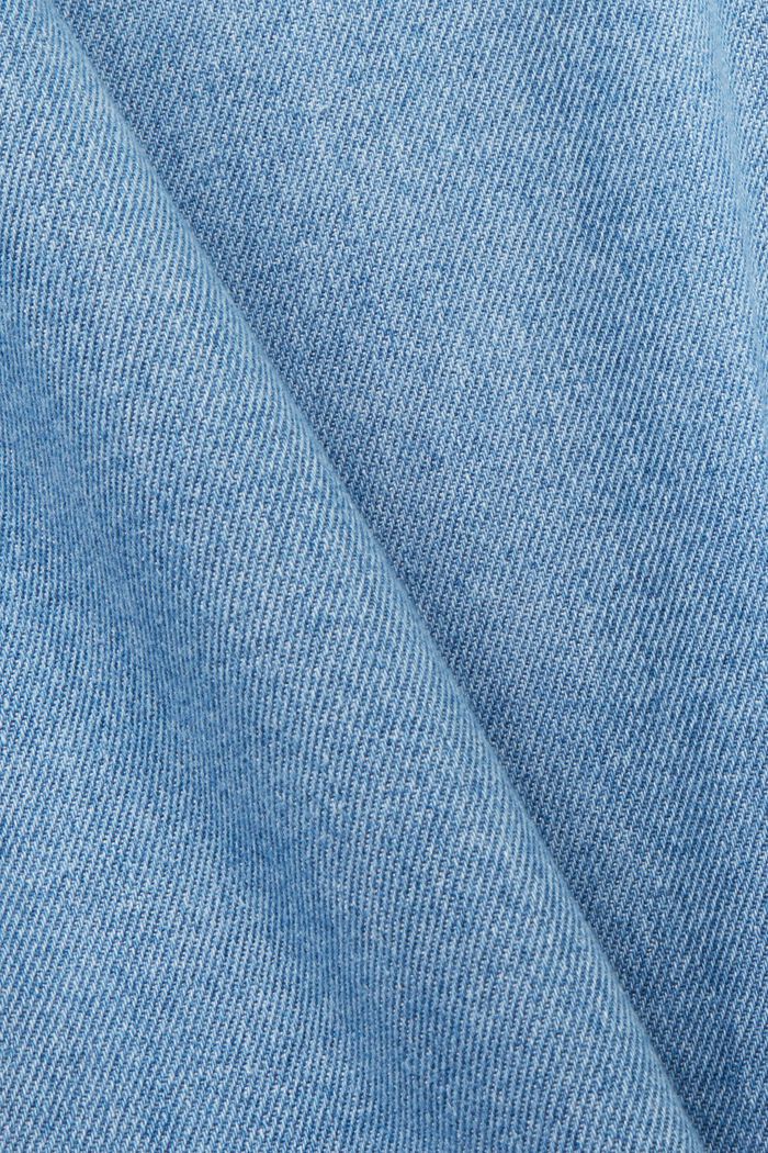 Puuvillainen farkkupaita, BLUE LIGHT WASHED, detail image number 4