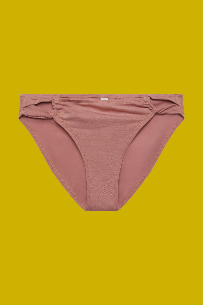 Kierrätettyä: kimaltavat bikinihousut, CINNAMON, detail image number 4