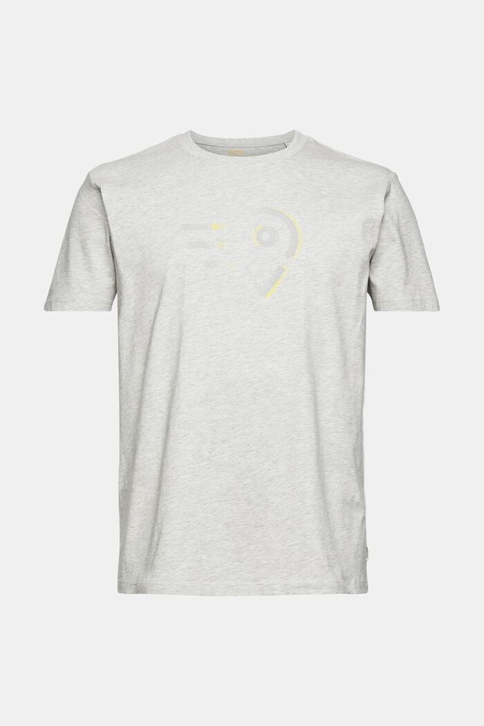 Jersey-t-paita printillä, LIGHT GREY, detail image number 6