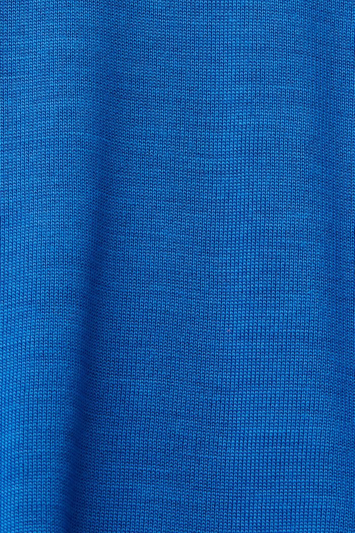 V-aukkoinen T-paita, TENCELiä™, BRIGHT BLUE, detail image number 6