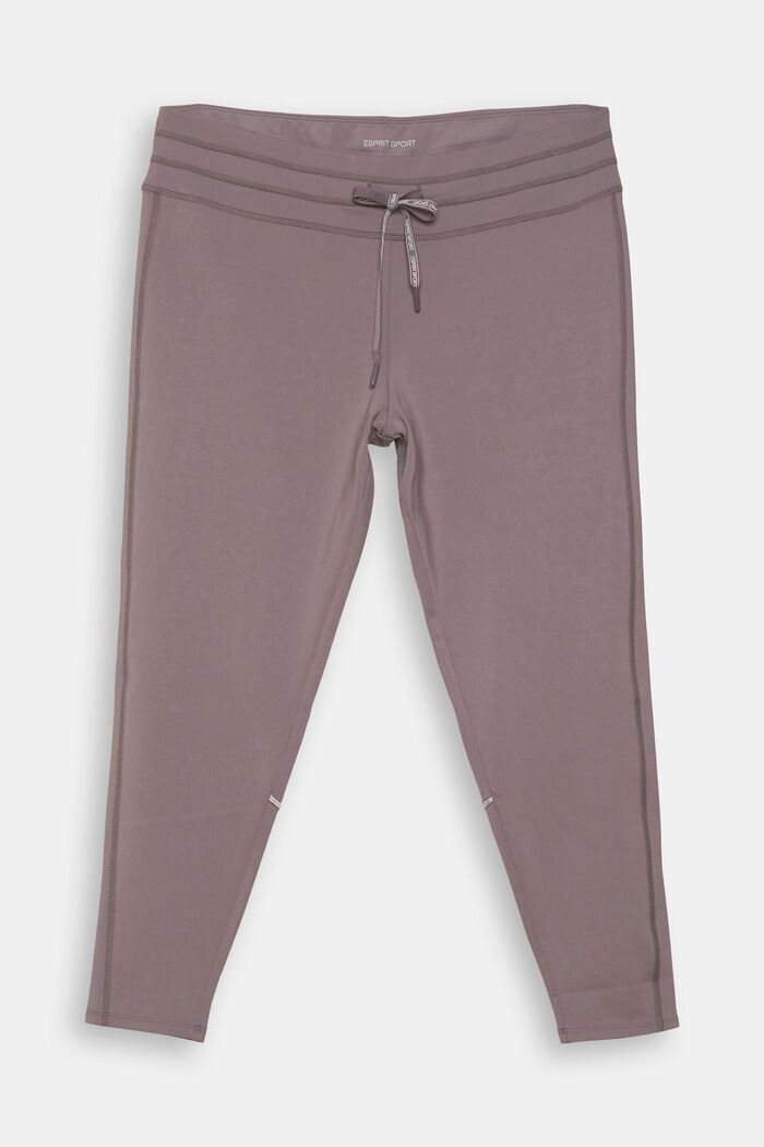 CURVY Recycelt: E-DRY-leggingsit, TAUPE, overview