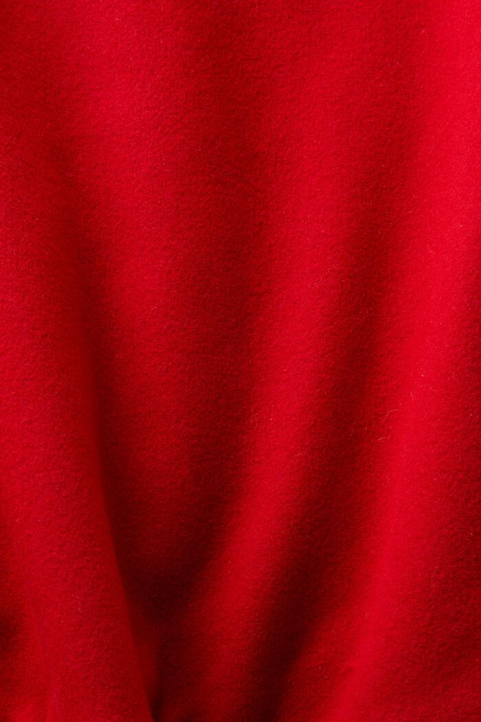 Logokirjailtu varsity-takki villasekoitetta, DARK RED, detail image number 5