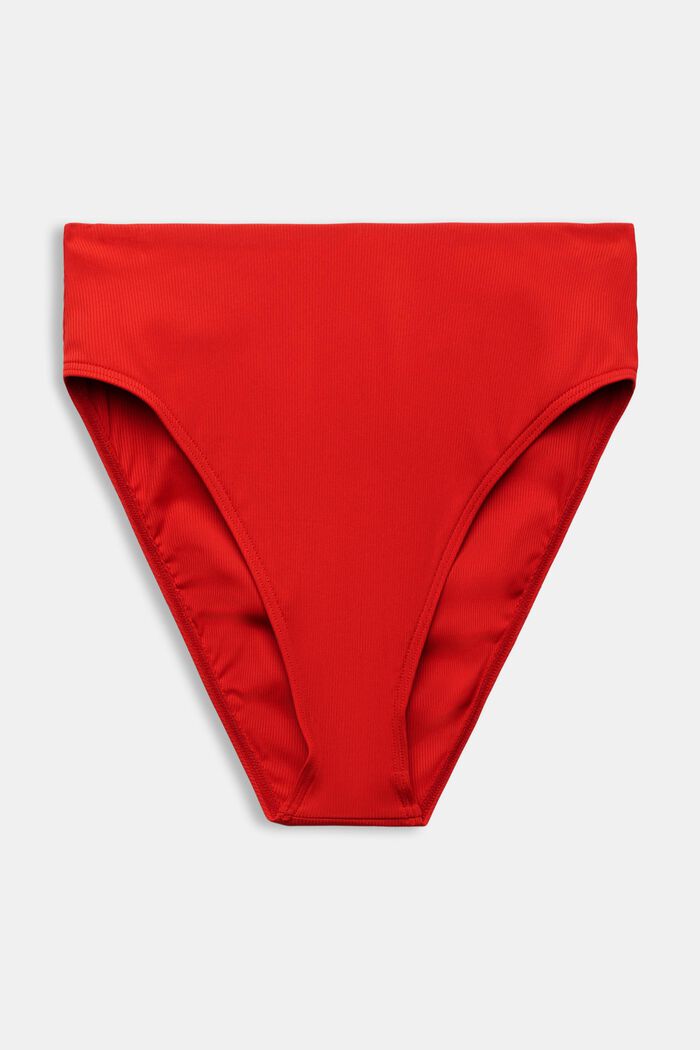 Keskikorkeat bikinihousut, DARK RED, detail image number 4