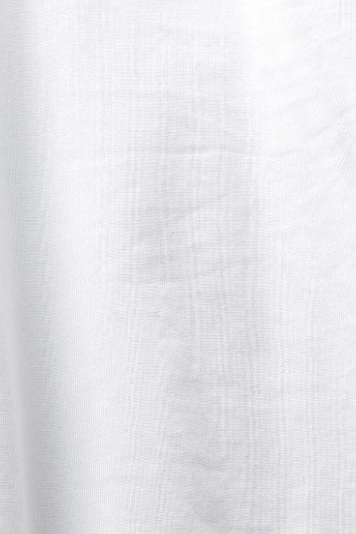 Vaarinpaitamallinen t-paita jerseytä, WHITE, detail image number 5