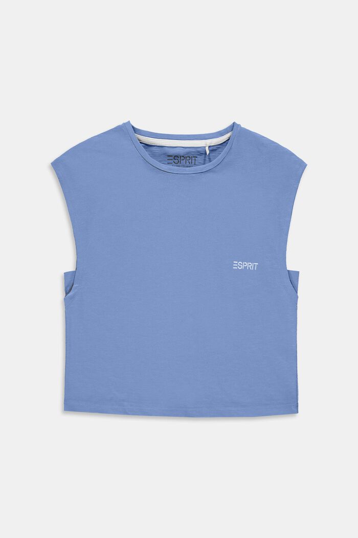 Laatikkomainen T-paita 100 % puuvillaa, LIGHT BLUE LAVENDER, overview