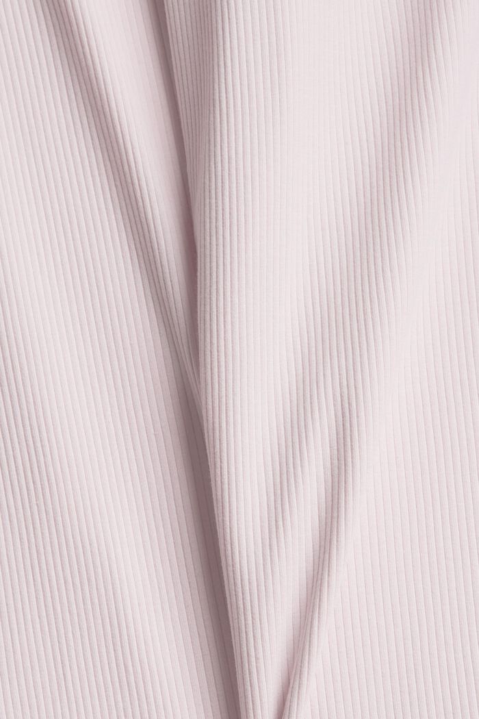 Pyjamahousut ribbikuvioitua jerseytä, PASTEL PINK, detail image number 4