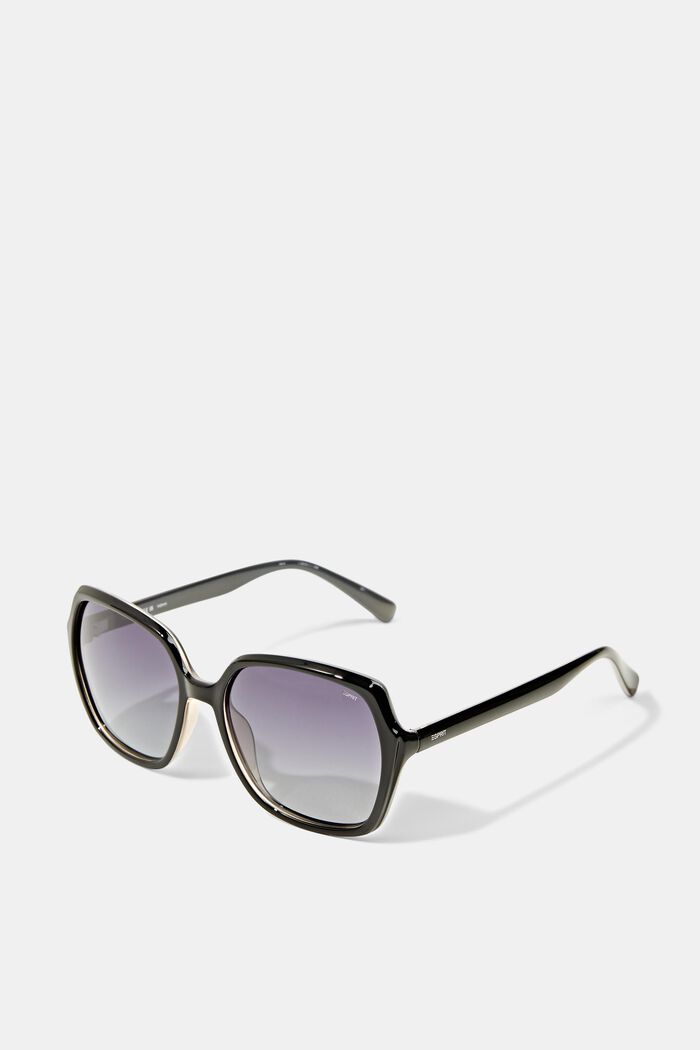 sunglasses, BLACK, overview