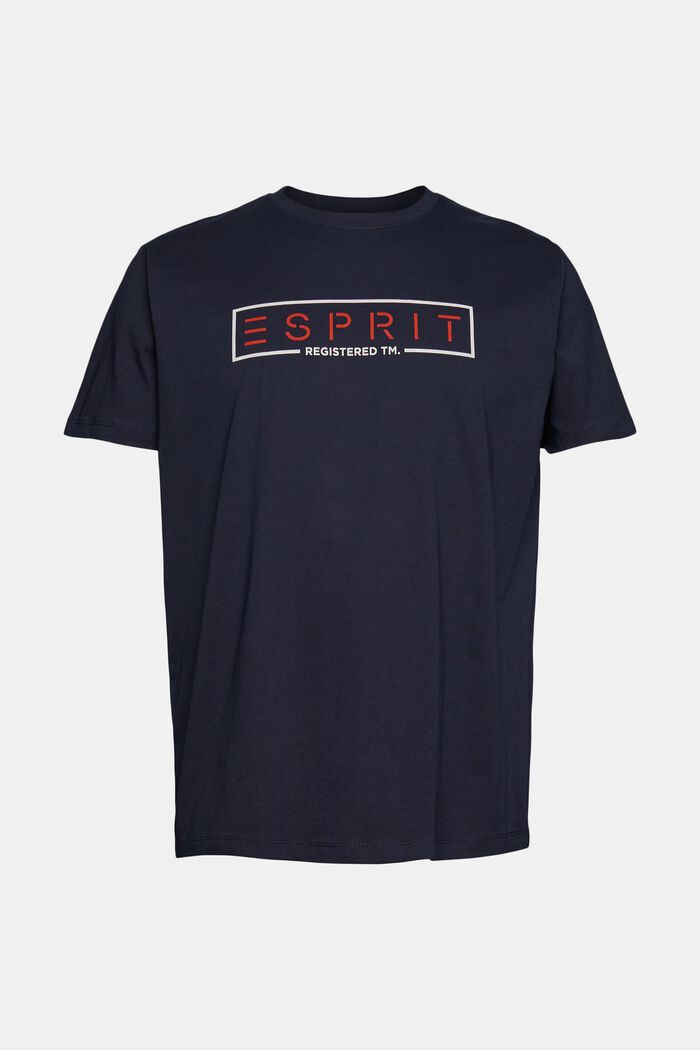 Logokuvioitu jersey-T-paita, 100 % puuvillaa