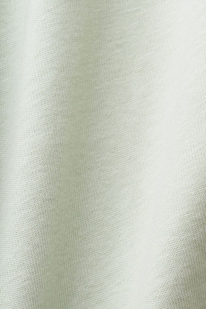 Jerseypikeepaita, puuvillasekoitetta, PASTEL GREEN, detail image number 4