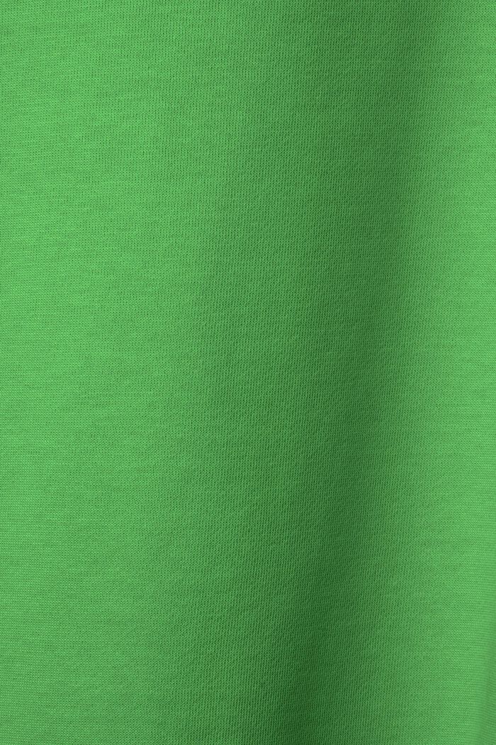 Logollinen unisex-collegepaita puuvillafleeceä, GREEN, detail image number 5