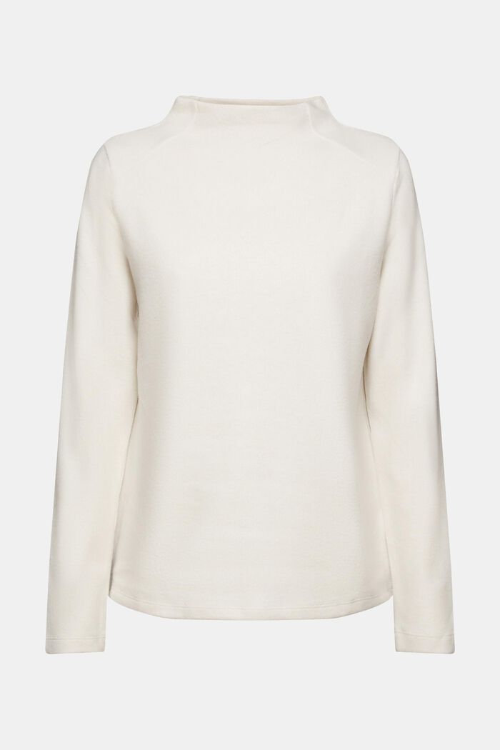 Korkeakauluksinen, pitkähihainen paita, OFF WHITE, detail image number 7
