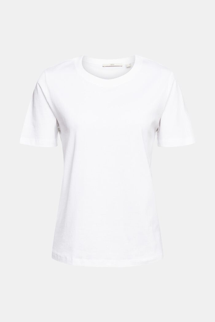 Yksivärinen T-paita, WHITE, detail image number 7