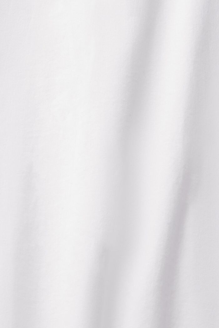 Tyköistuva paitapusero, WHITE, detail image number 4
