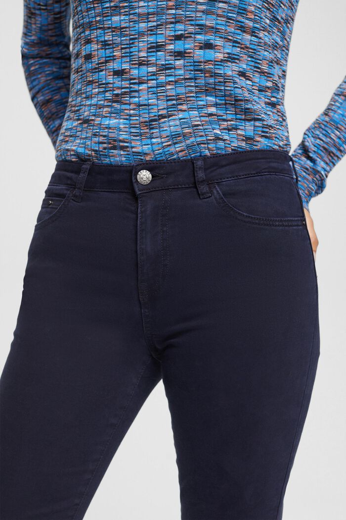 Mid-rise skinny fit -housut, NAVY, detail image number 2