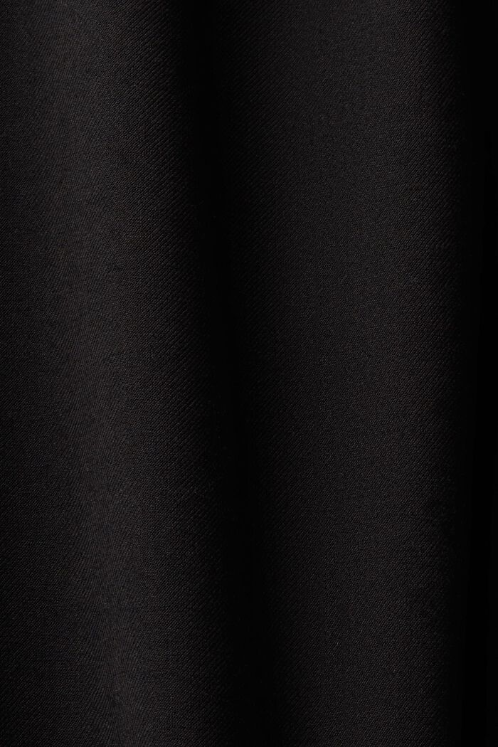 Halkiolahkeiset housut vetoketjulla, BLACK, detail image number 5