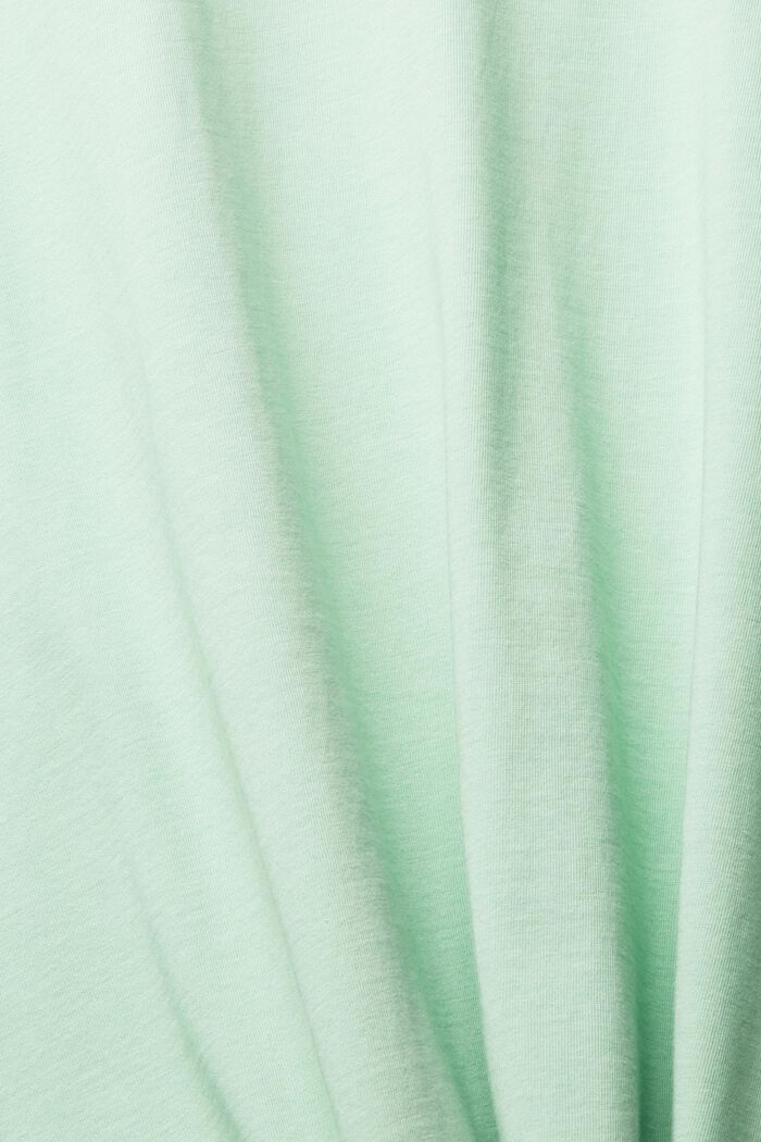 Yksivärinen T-paita, PASTEL GREEN, detail image number 1