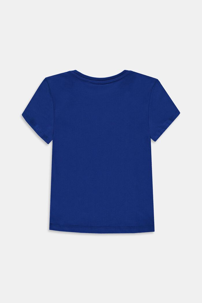 Logollinen T-paita 100 % puuvillaa, BRIGHT BLUE, detail image number 1