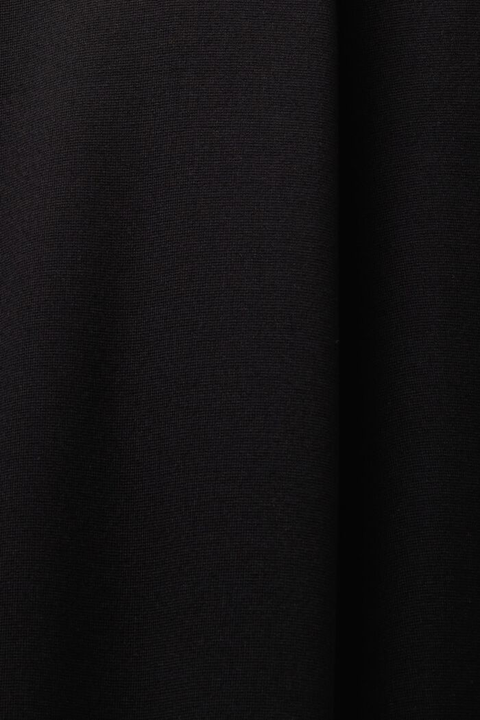 Leveälahkeiset punto-housut, BLACK, detail image number 6