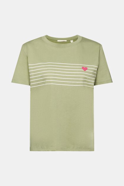 T-paita sydänprintillä
