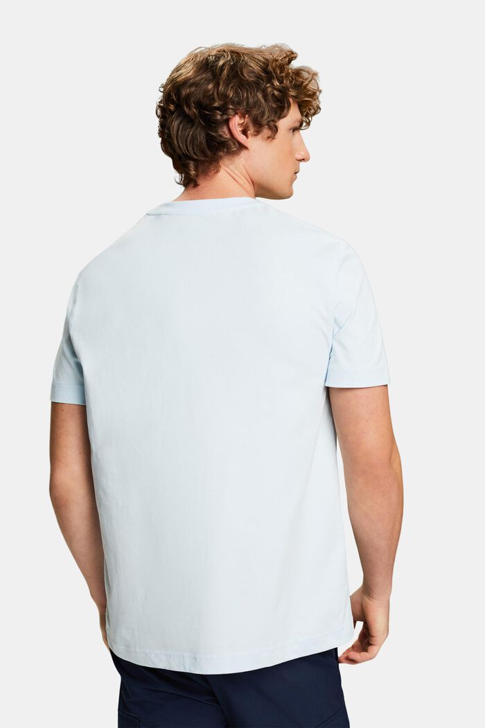 Logollinen T-paita, jossa pyöreä pääntie, PASTEL BLUE, detail image number 3