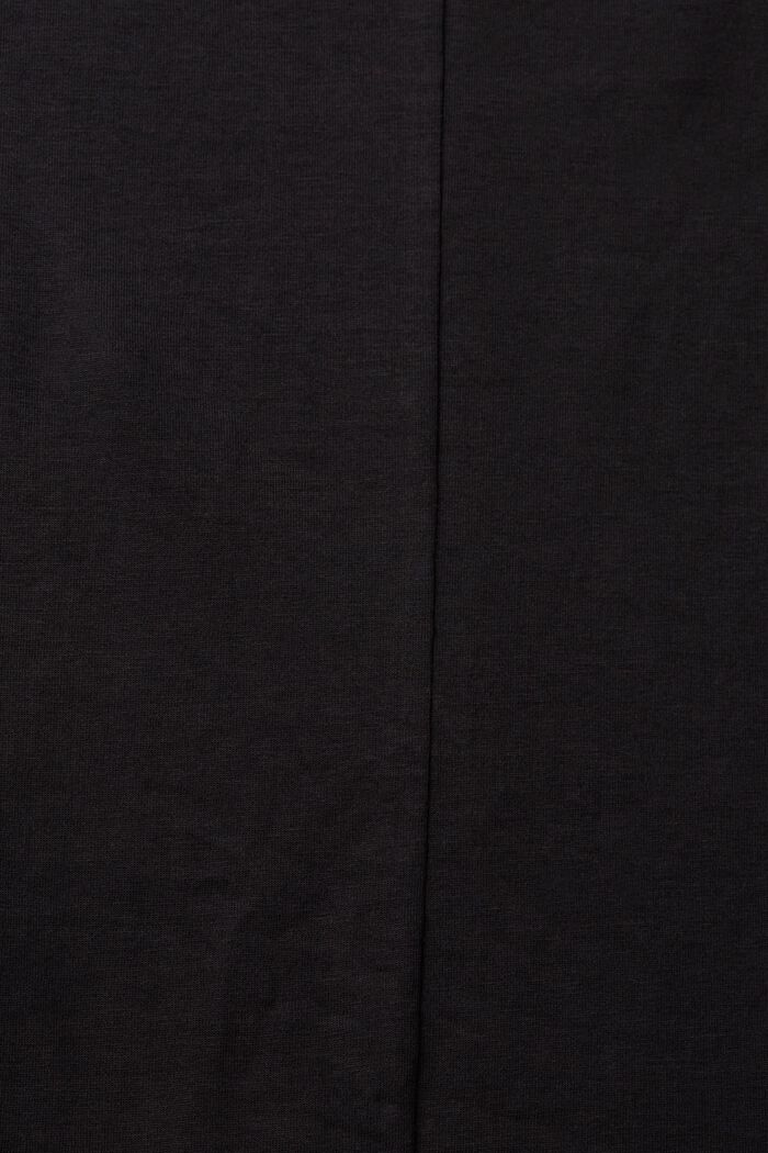 Pitkähihainen paita, jossa metallinhohtoinen painatus, BLACK, detail image number 5