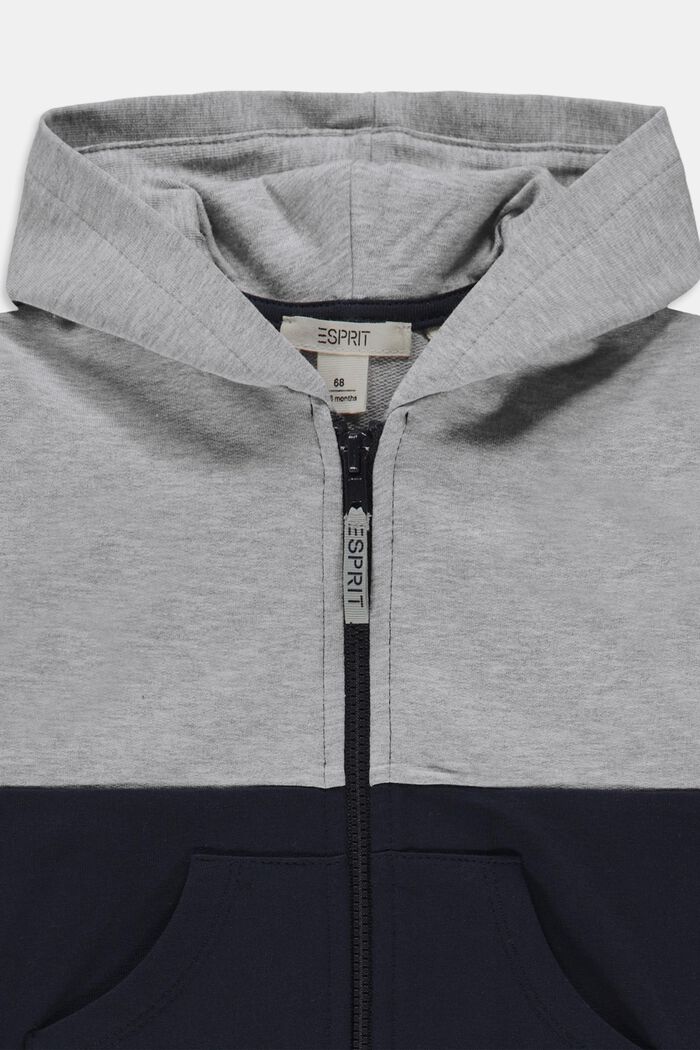 Sweatshirts cardigan, NAVY, detail image number 2