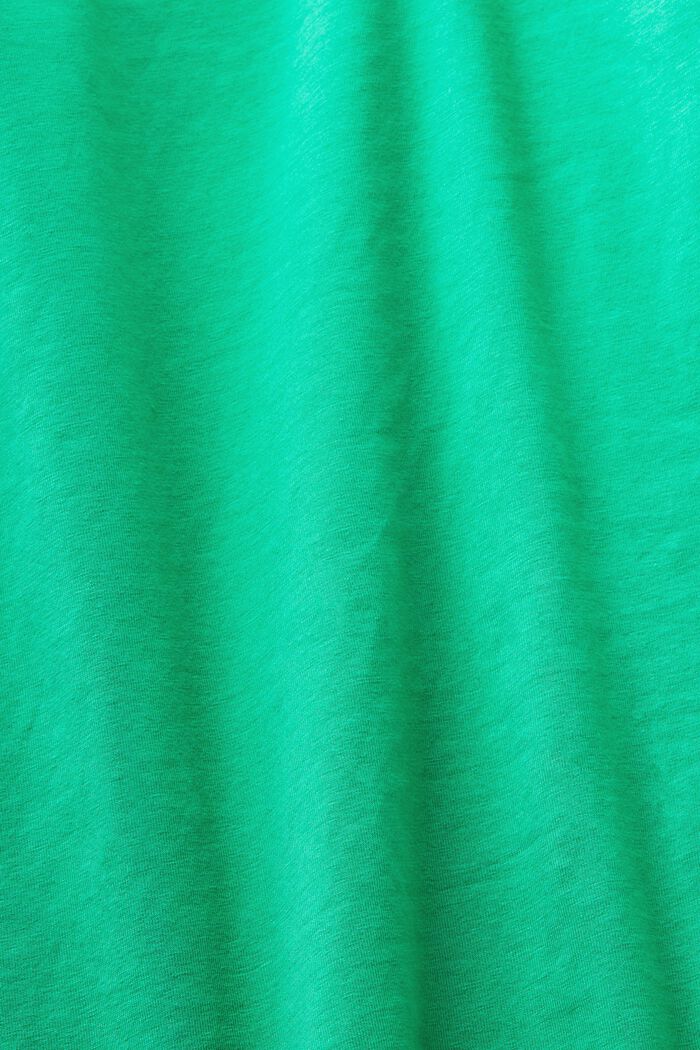 Toppi puuvilla-jerseytä, GREEN, detail image number 4