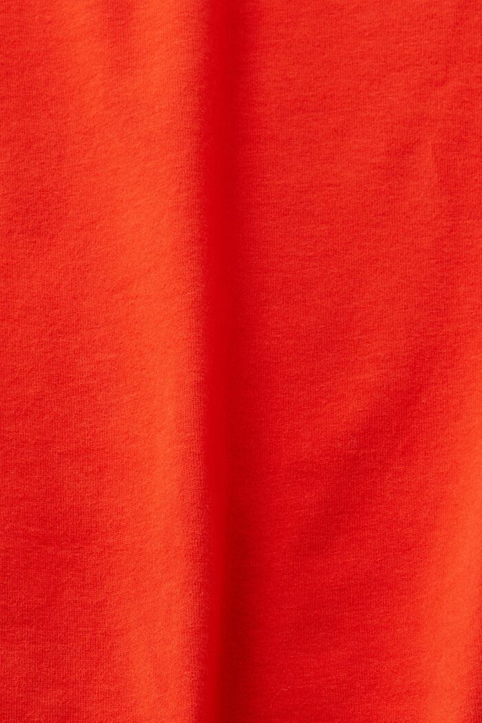 Pitkähihainen paita epäsymmetrisellä pääntiellä, RED, detail image number 6