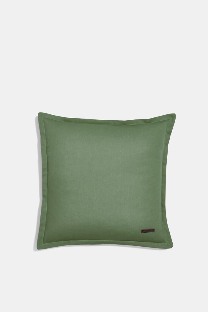 Kaksivärinen tyynynpäällinen, 100 % puuvillaa, GREEN, detail image number 0