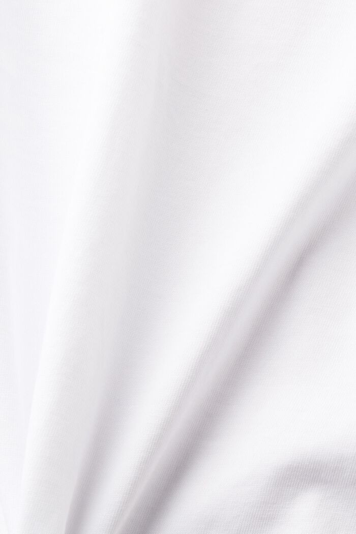 Vaarinpaitatyylinen jerseypaita, WHITE, detail image number 5