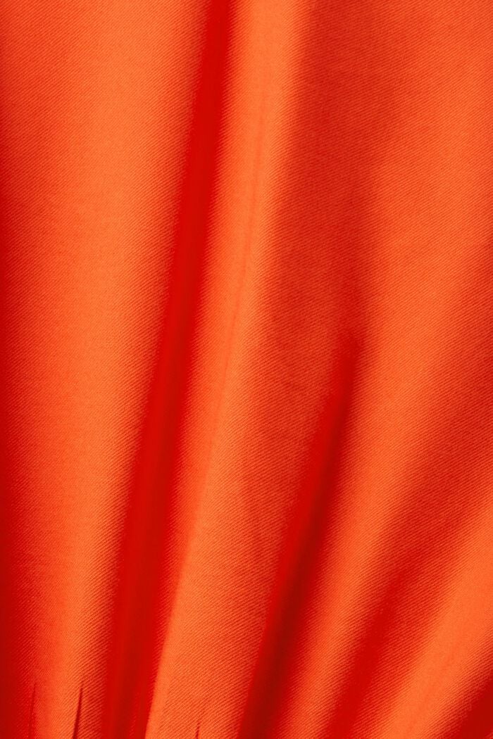 Napillinen pusero, jossa korostettu vyötärö, ORANGE RED, detail image number 5