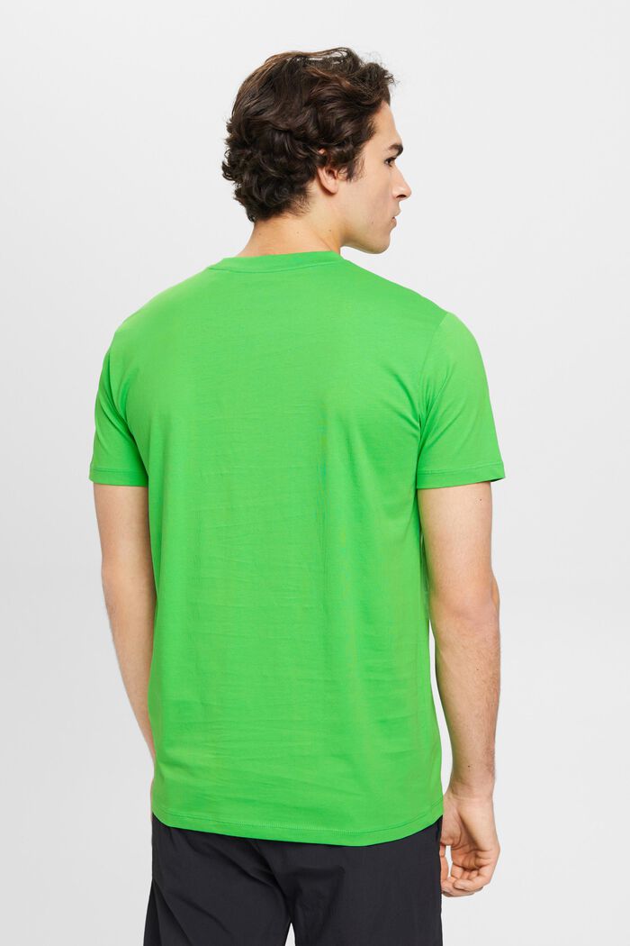 T-paita jerseytä, pyöreä pääntie, GREEN, detail image number 3