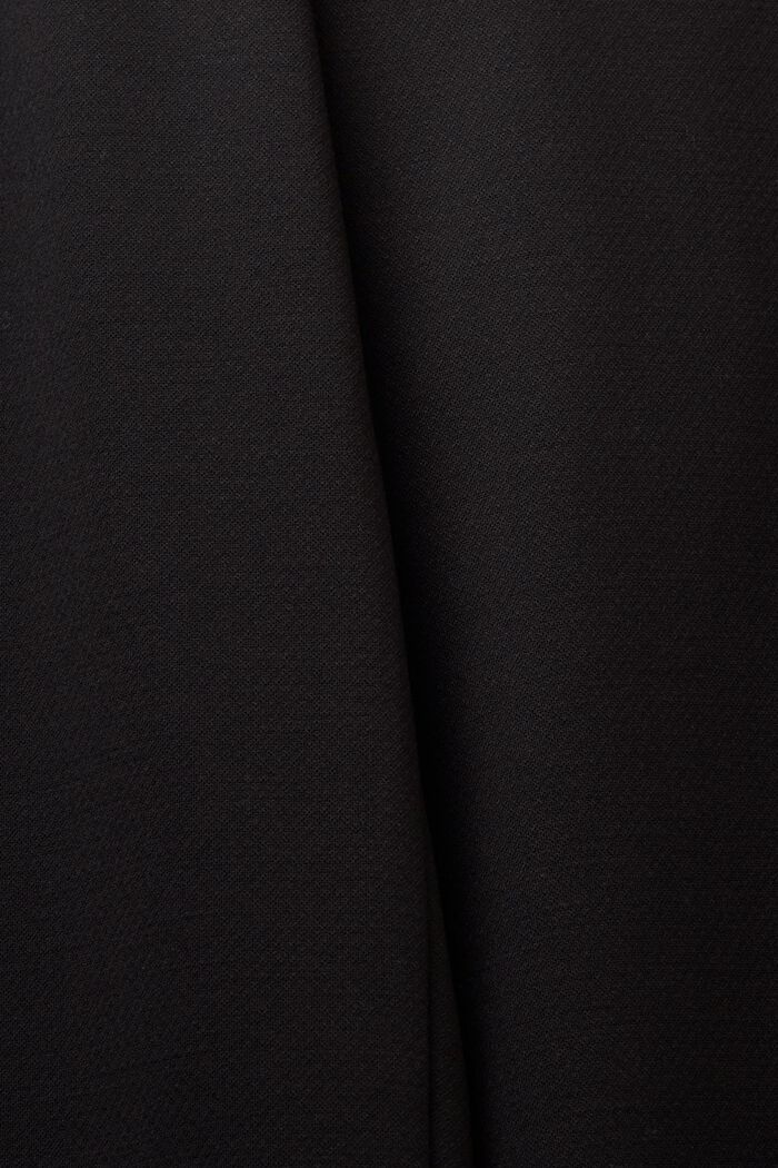 Leveät housut, joissa keskikorkea vyötärö, BLACK, detail image number 5