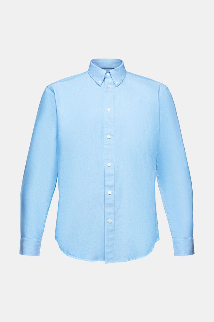 Puuvillainen Oxford-paita, BLUE, detail image number 6