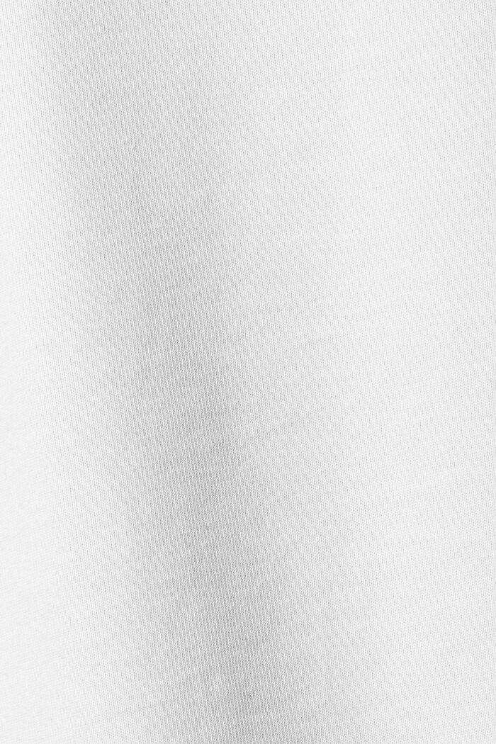 Logollinen unisex-t-paita puuvillajerseytä, OFF WHITE, detail image number 7