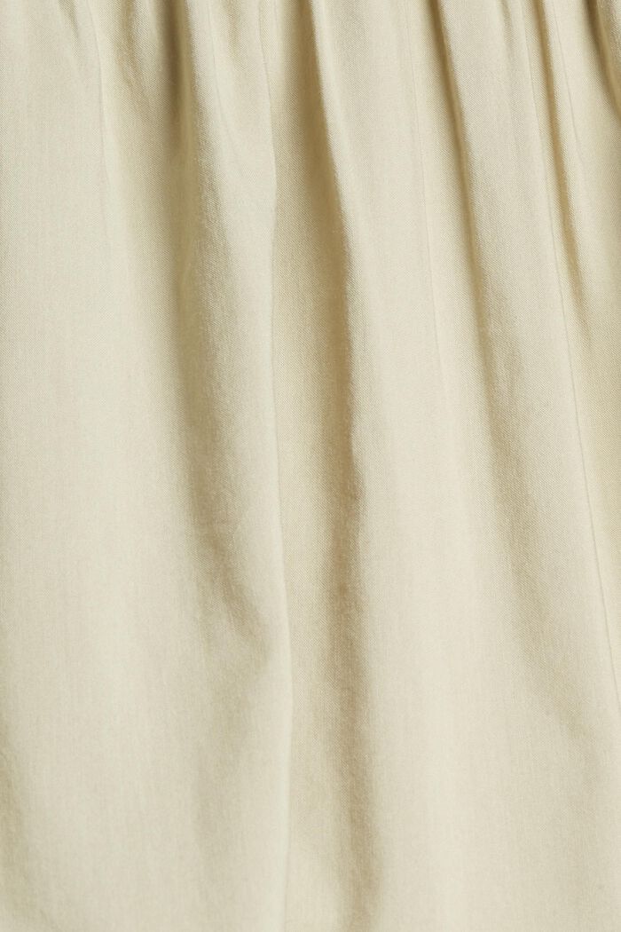 Puolipitkähihainen mekko puuvillasekoitetta, DUSTY GREEN, detail image number 4