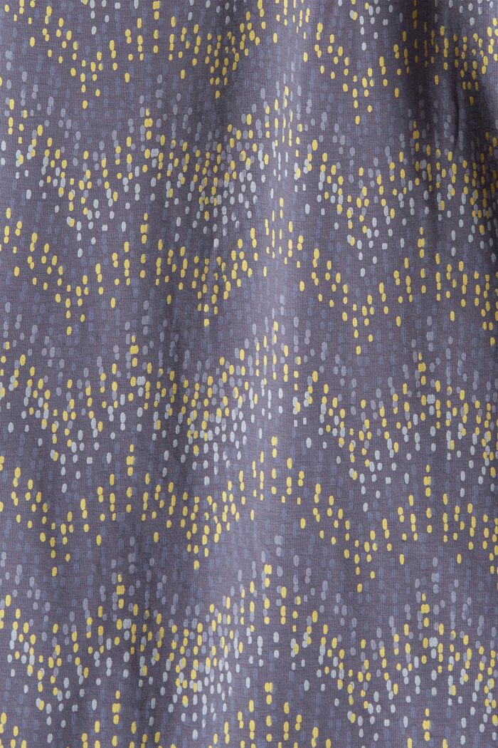 Jerseypyjama luomupuuvillaa, GREY BLUE, detail image number 3