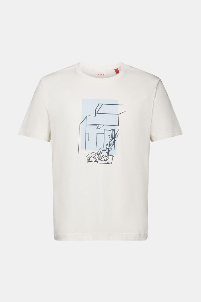 Printti-T-paita, 100 % puuvillaa, ICE, detail image number 6