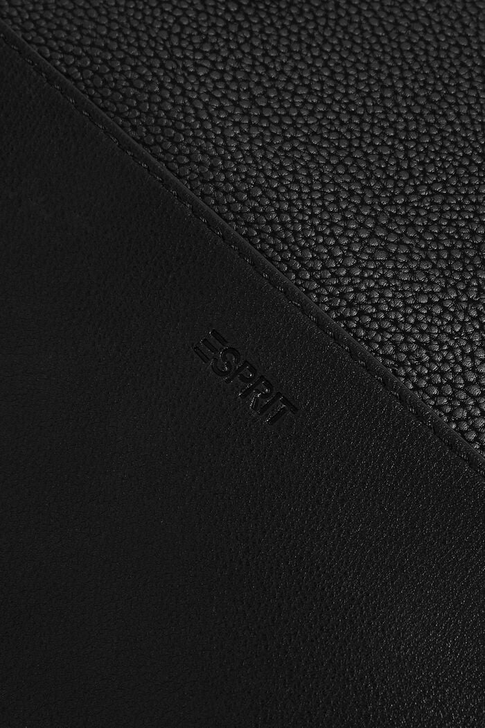 Shopper-laukku tekonahkaa, BLACK, detail image number 1