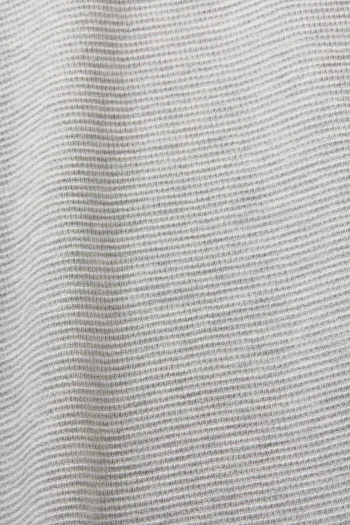 Pintakuvioitu t-paita jerseytä, LIGHT GREY, detail image number 6
