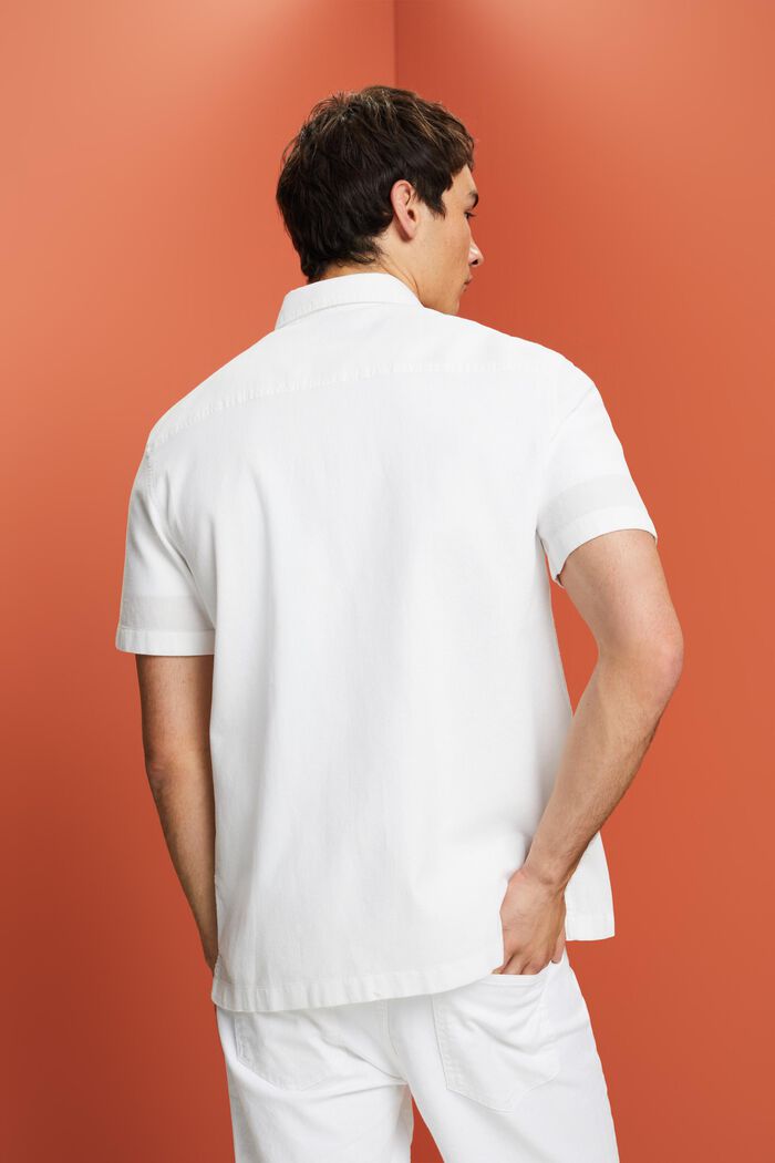 Lyhythihainen paita, 100 % puuvillaa, WHITE, detail image number 3